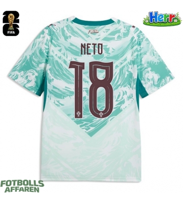 Portugal Pedro Neto #18 Bortatröja VM 2026 Kortärmad